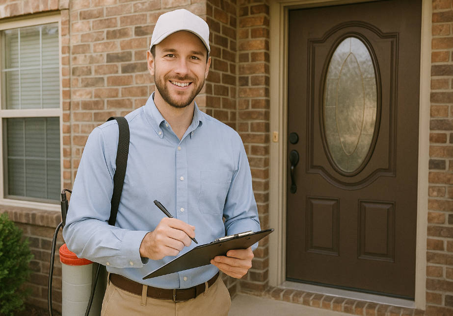 Pest Control Technician Providing Pest Control in Fargo, ND